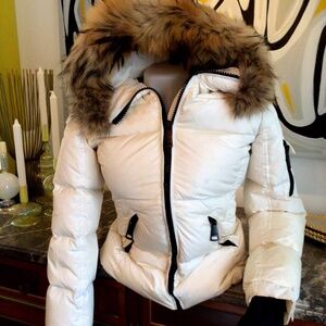 SAM Freestyle Faux Fur Collar Puffer Jacket -Size M